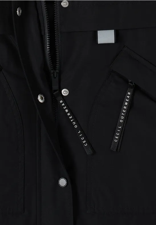 Lange Memory Jacke Black