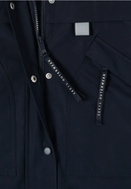 Lange Memory Jacke blue navy