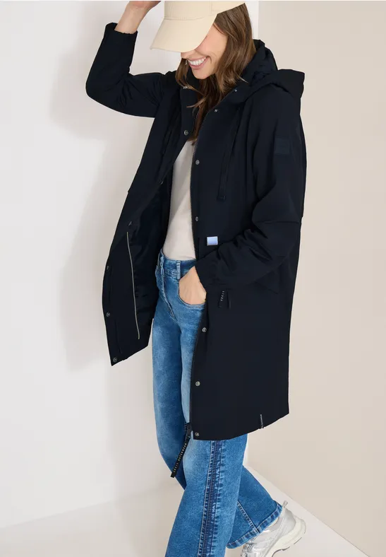 Lange Memory Jacke blue navy