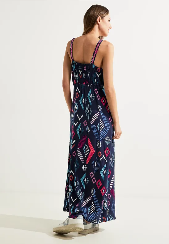 Multicolor Maxi Kleid night sky blue