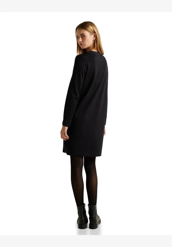 Robe en jersey longueur de genou Black