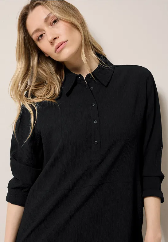 Jurk met structuur Black