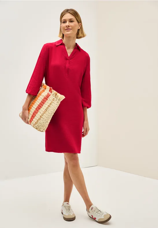 Blusenkleid glazed apple red