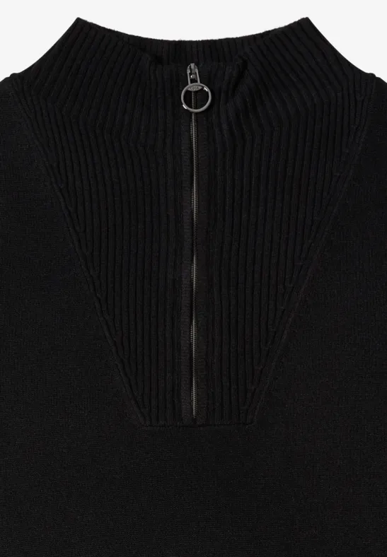 Zachte jurk Black