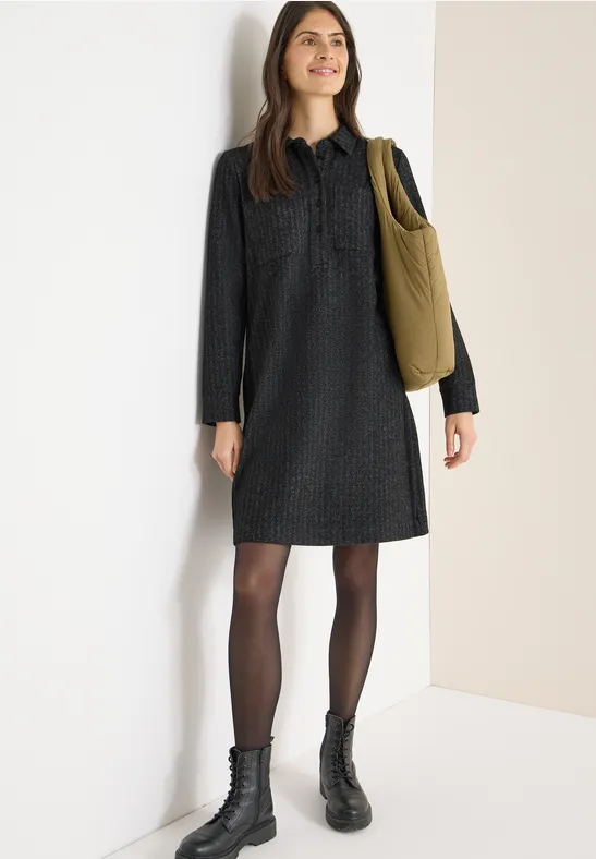 Robe structurée Two-Tone Black