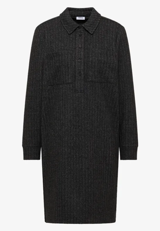 Robe structurée Two-Tone Black