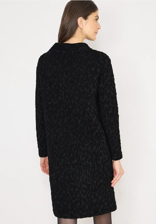 Robe jacquard Leo Black