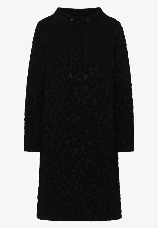 Robe jacquard Leo Black