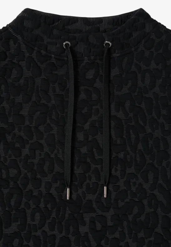 Robe jacquard Leo Black