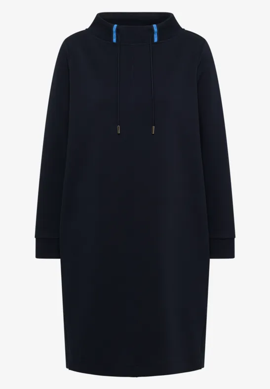 Jurk in effen kleur universal blue