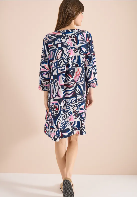 Robe longueur genou avec motif graphique universal blue