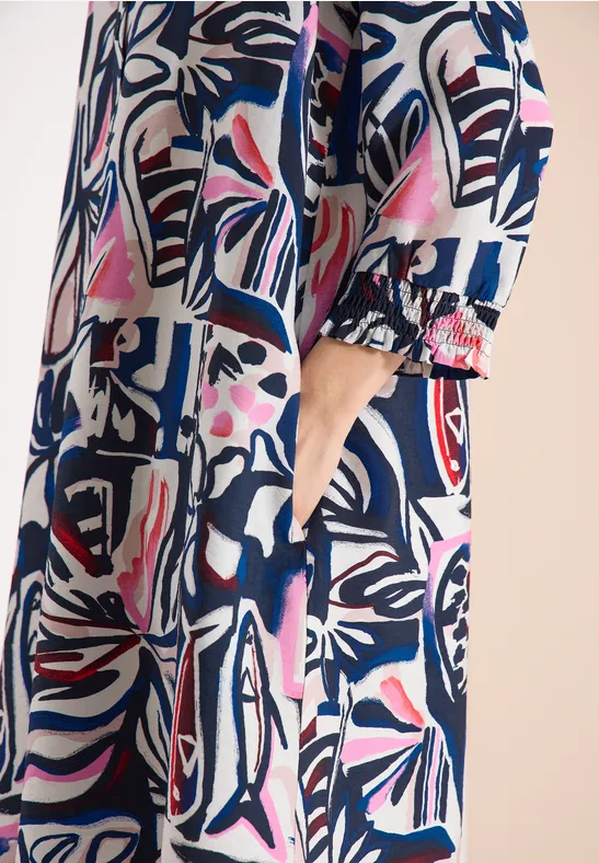 Robe longueur genou avec motif graphique universal blue