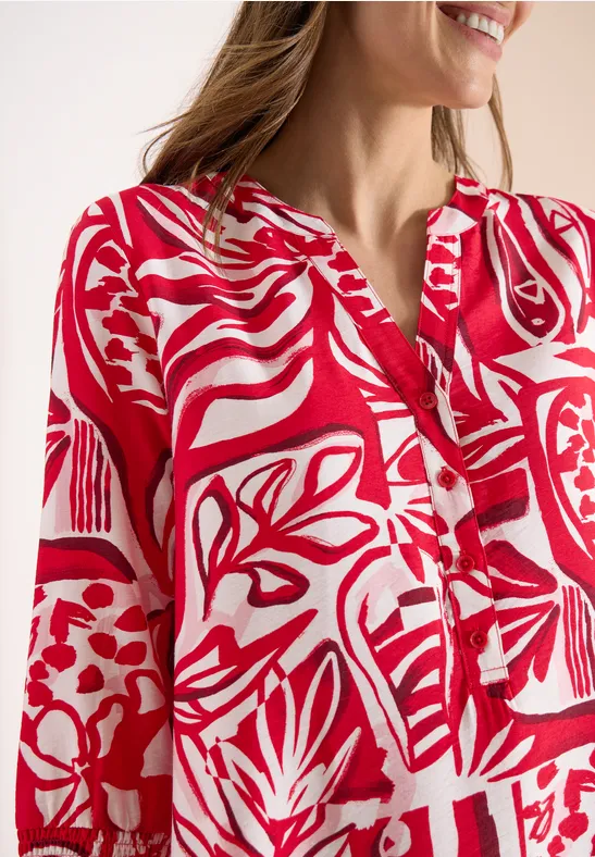 Robe longueur genou avec motif graphique glazed apple red