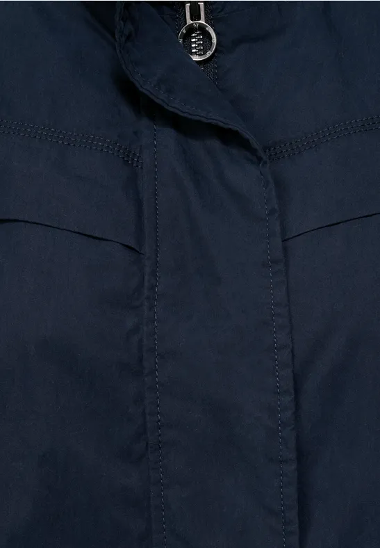 Kurze Übergangsjacke deep blue