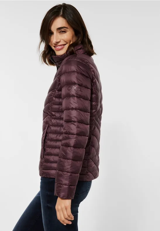 Leichte Steppjacke plum