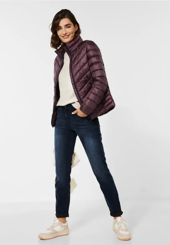 Leichte Steppjacke plum