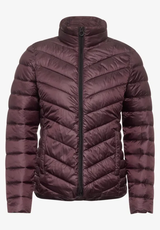 Leichte Steppjacke plum