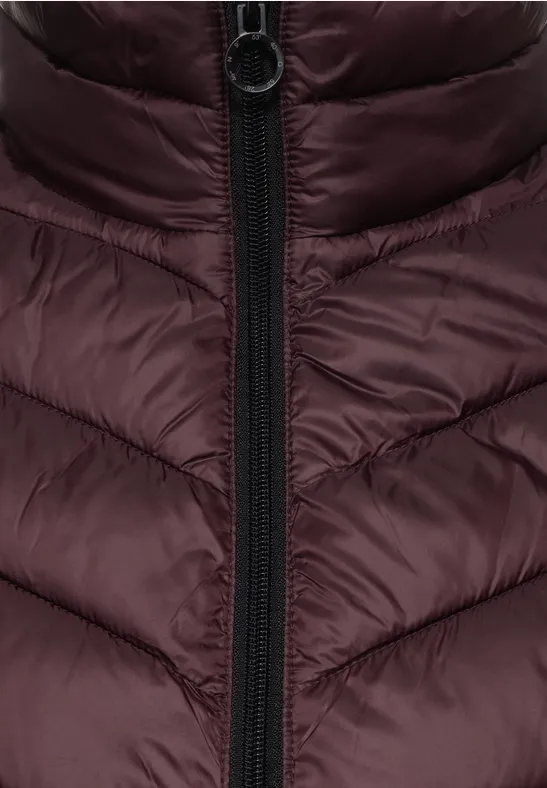 Leichte Steppjacke plum