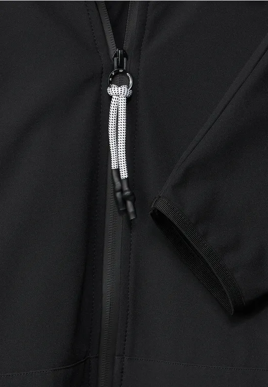 Moderne Softshell Jacke Black