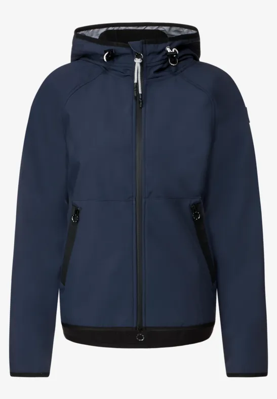 Moderne Softshell Jacke navy blue