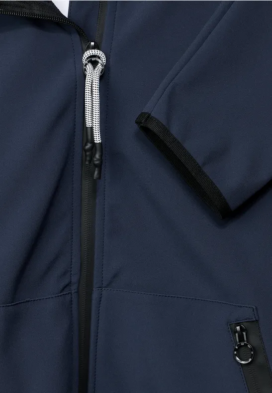 Moderne Softshell Jacke navy blue