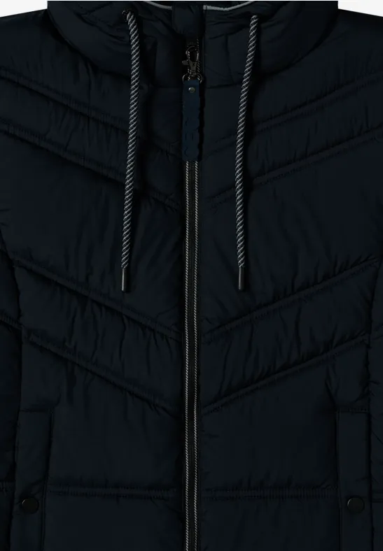 Steppjacke mit Kapuze dark navy blue