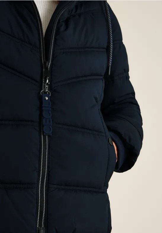 Steppjacke mit Kapuze dark navy blue