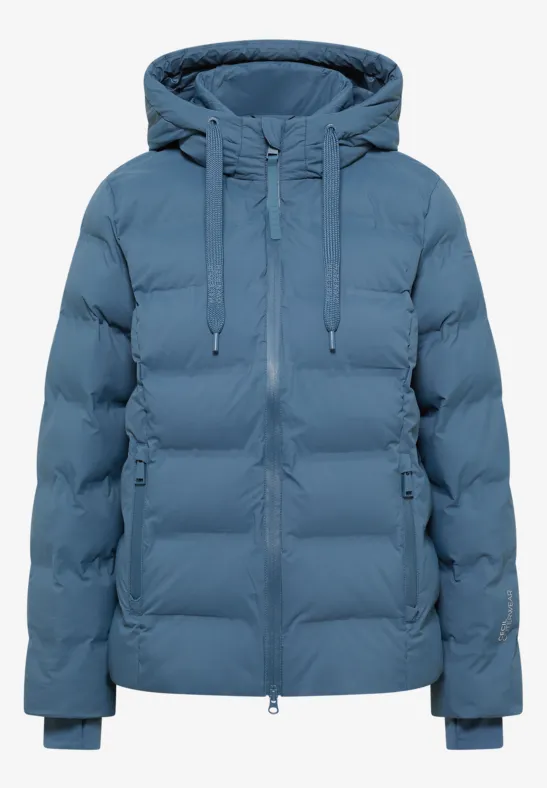 Jacke mit verklebten Nähten moonstone blue
