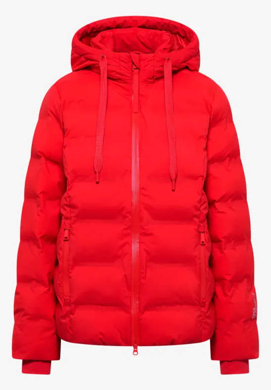 Jacke mit verklebten Nähten pumkin orange