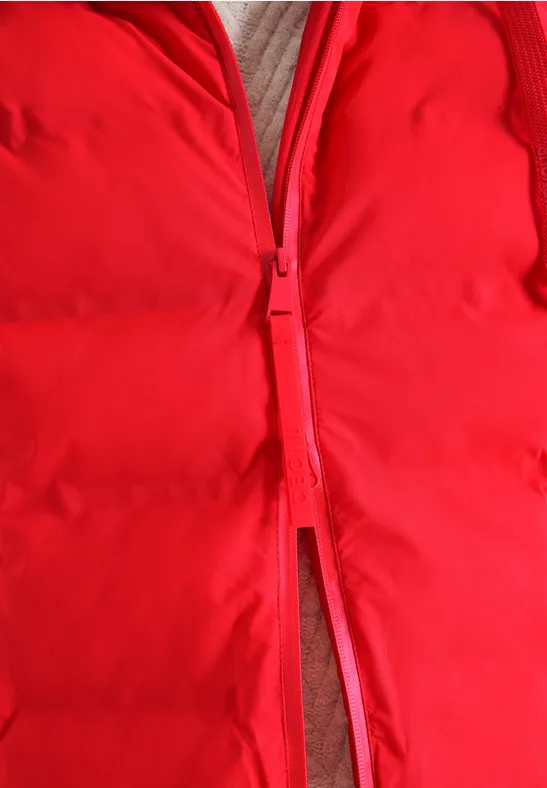 Jacke mit verklebten Nähten pumkin orange