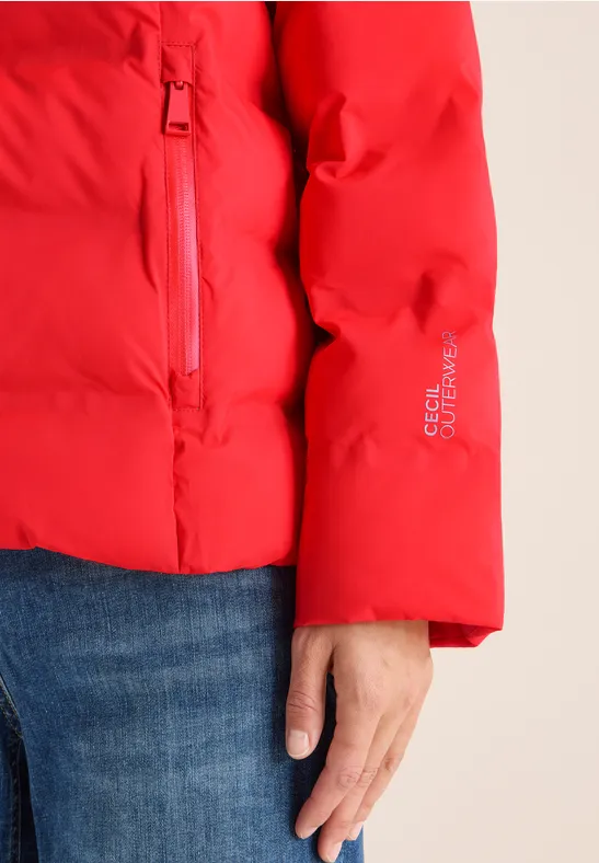 Jacke mit verklebten Nähten pumkin orange