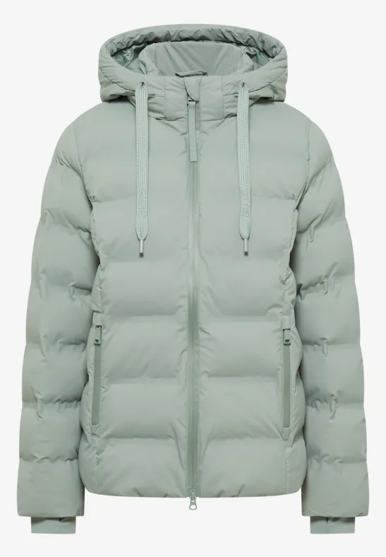 Jacke mit verklebten Nähten smoke salvia