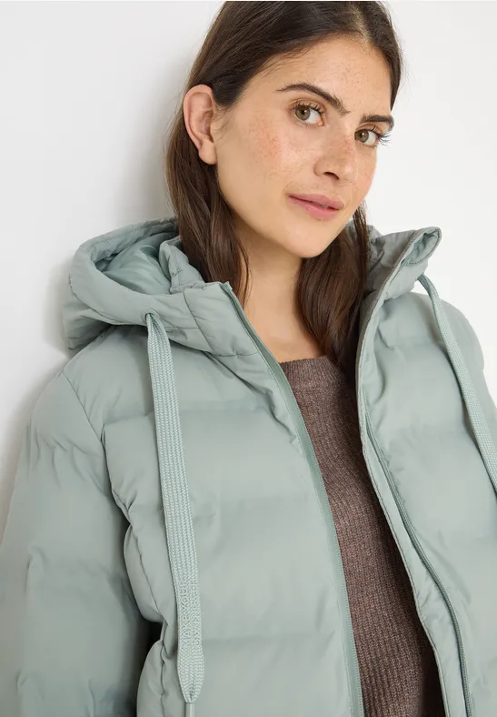 Jacke mit verklebten Nähten smoke salvia