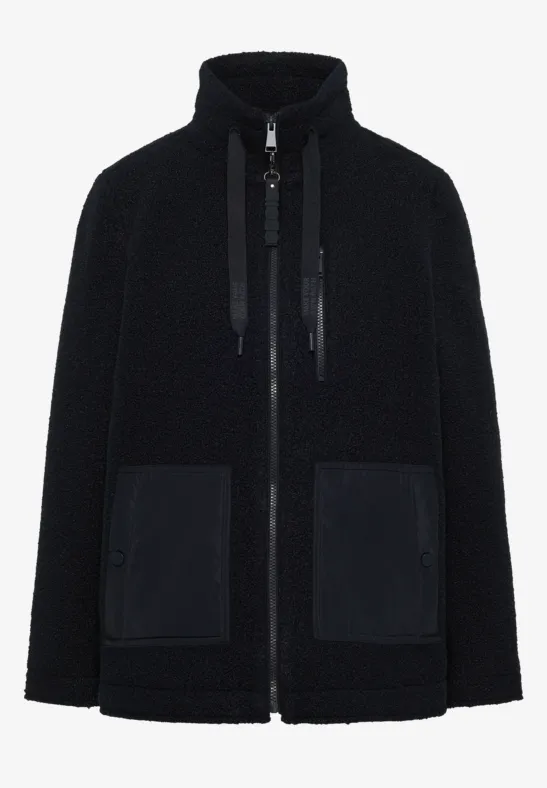 Kuschelige Jacke mit Details dark navy blue
