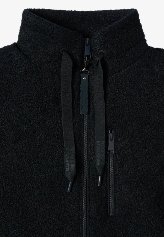 Kuschelige Jacke mit Details dark navy blue