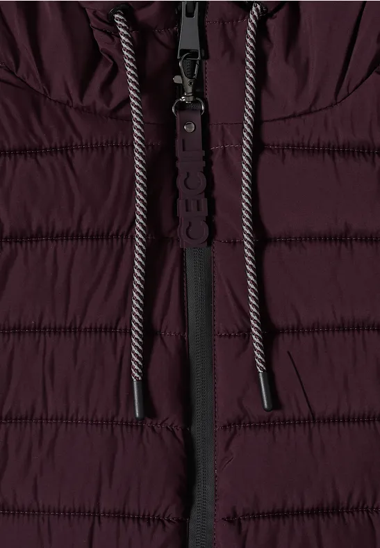 Scuba Mix Jacke dark plum