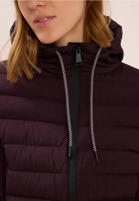 Scuba Mix Jacke dark plum