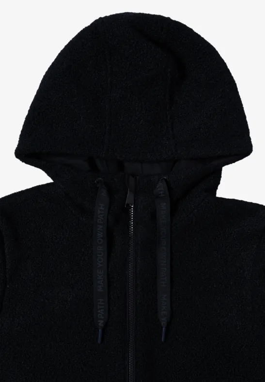Kurze Wolloptik-Jacke dark navy blue
