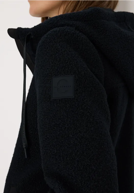 Kurze Wolloptik-Jacke dark navy blue