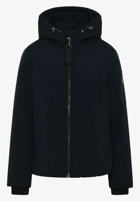 Gevoerd jack dark navy blue