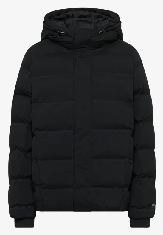 Sportive Jacke mit Kapuze Black