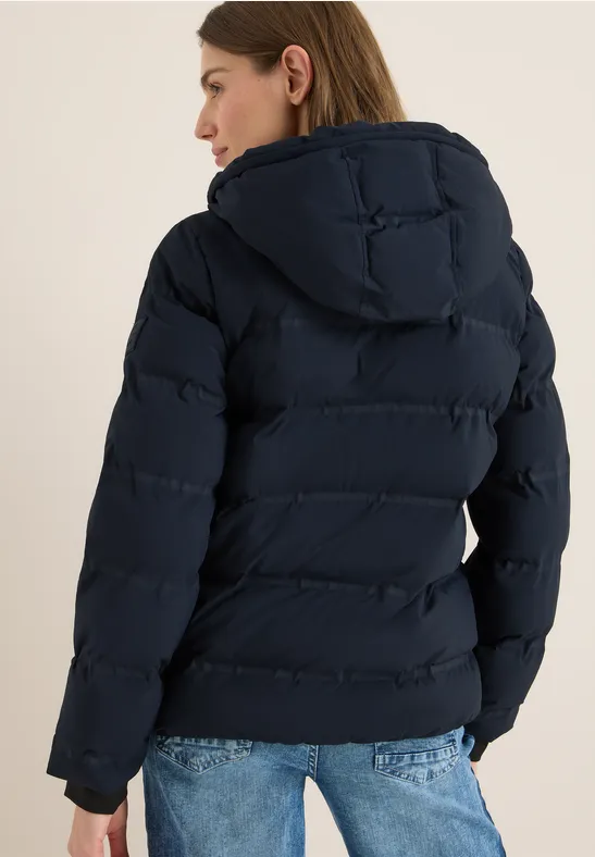 Sportive Jacke mit Kapuze dark navy blue