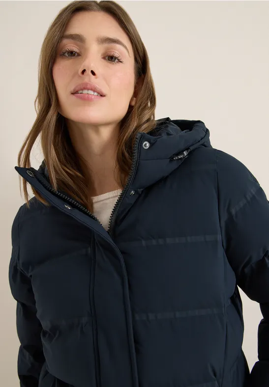 Sportive Jacke mit Kapuze dark navy blue