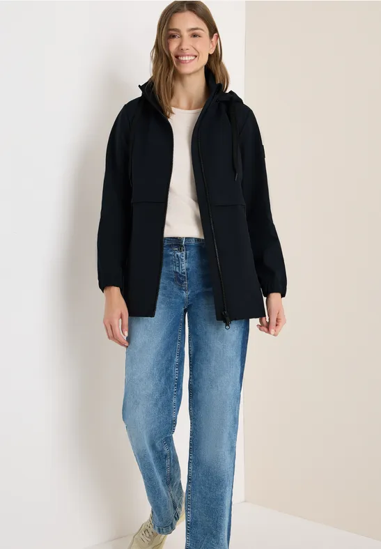Kurze Trench Jacke dark navy blue