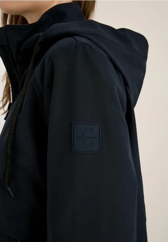 Kurze Trench Jacke dark navy blue