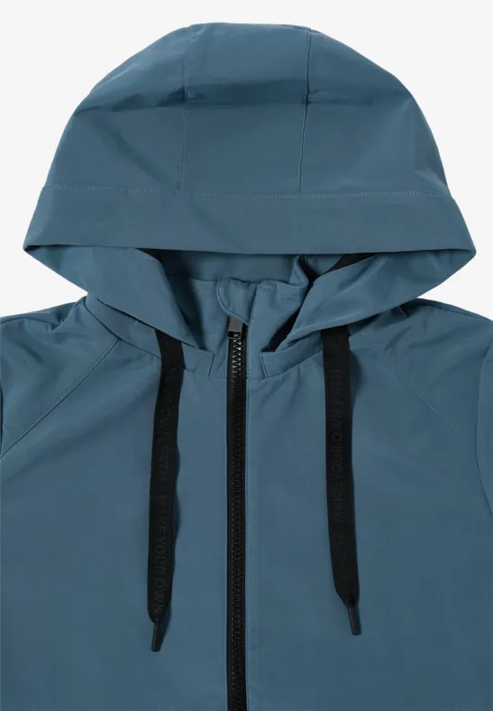 Kurze Trench Jacke moonstone blue