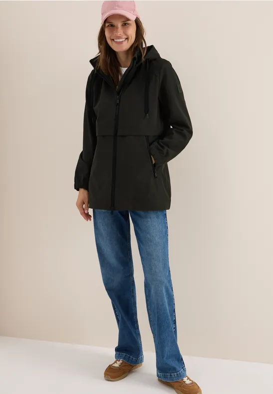 Kurze Trench Jacke olive wood