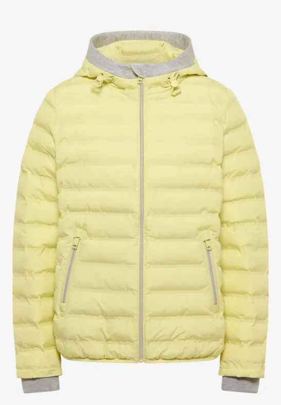 Jacke in Welded-Optik iced yellow