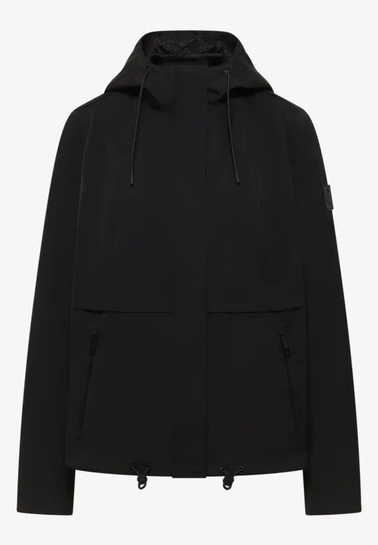 Windjack met capuchon Black