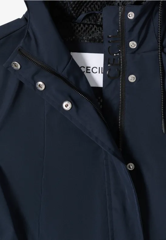 Windbreaker mit Hoodie blue navy